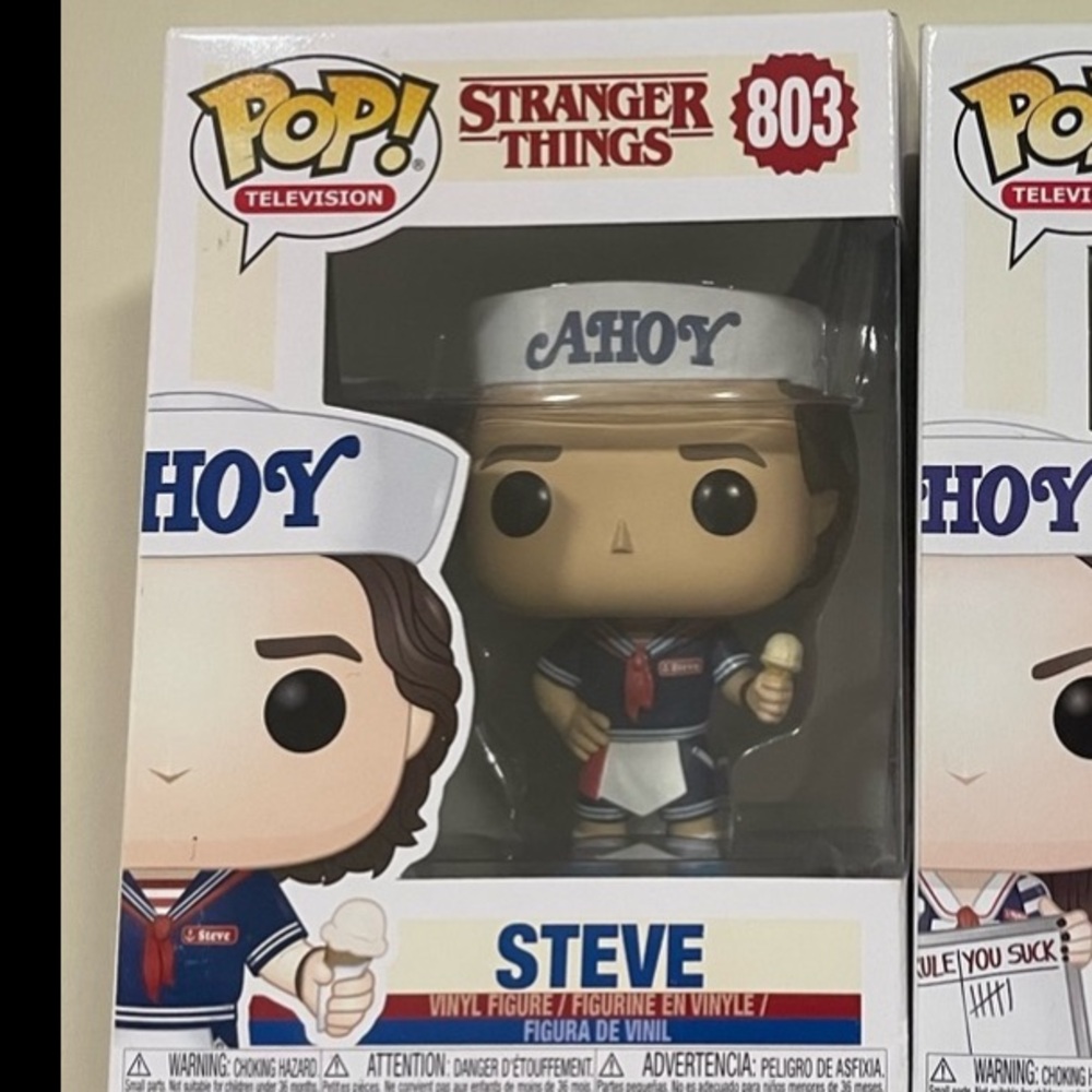 Stranger Things Steve Scoops Ahoy Funko Pops NEW